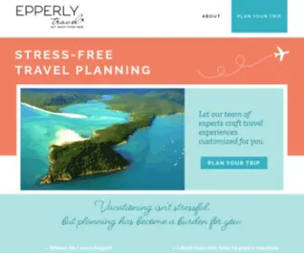 Epperlytravel.com(Travel Agency Atlanta) Screenshot