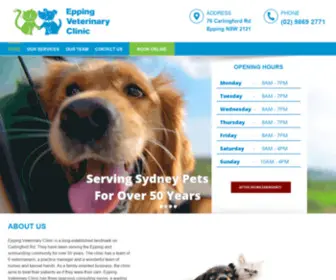 EppingVet.com.au(Epping Veterinary Hospital) Screenshot