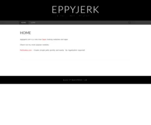 Eppyjerk.com(A small software house…very small) Screenshot