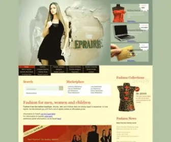 Eprairie.com(Fashion and clothing for men) Screenshot