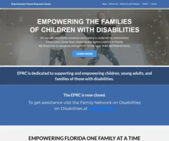EPRCNWFL.com(A Coalition for Supporting Individuals with Disabilities) Screenshot