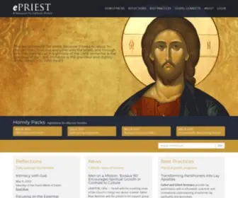 Epriest.com(/ Best Practices and Homily Resources for Catholic Priests) Screenshot