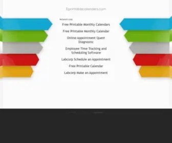 Eprintablecalenders.com(Free Printable Calendars for 2013 and Beyond) Screenshot