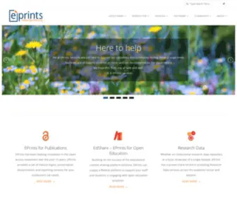 Eprints.org(Digital Repository Software) Screenshot
