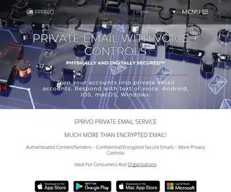 Eprivo.com(Voice & Text Private Emails on Your Email ID) Screenshot