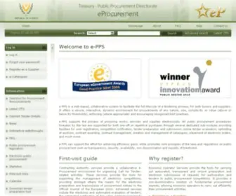 Eprocurement.gov.cy(Καλώς ήρθατε στο e) Screenshot