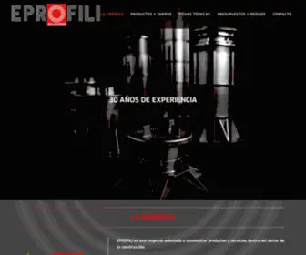 Eprofili.es(Complementos para la impermeabilización y el aislamiento) Screenshot