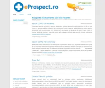 Eprospect.ro(Prospecte medicamente) Screenshot
