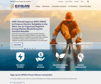Epsa.org(The Electric Power Supply Association) Screenshot