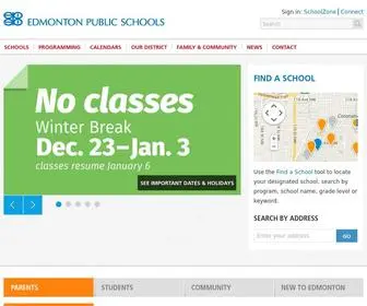 EPSB.ca(Edmonton Public Schools) Screenshot