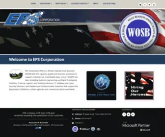 Epscorp.com(EPS Corporation (EPS) is a Woman Owned Small Business (WOSB)) Screenshot