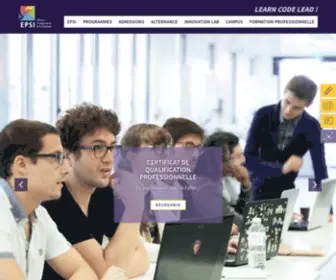 Epsi.fr(Ecole informatique à Paris) Screenshot