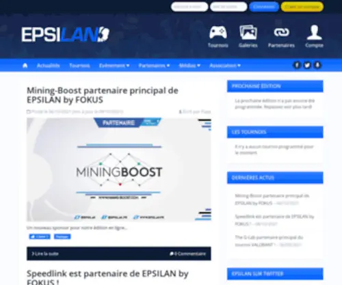 Epsilan.fr(Epsilan) Screenshot
