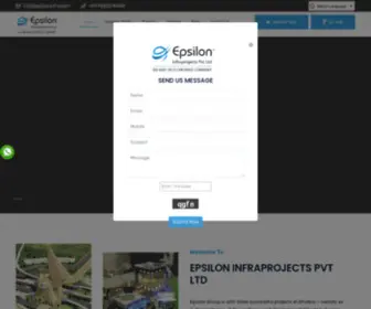 Epsiloninfra.com(Epsilon Infraprojects Pvt) Screenshot