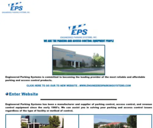 Epsinfo.com(Engineered Parking Systems) Screenshot