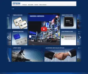 Epson-Electronics.de(Epson Europe Electronics GmbH) Screenshot