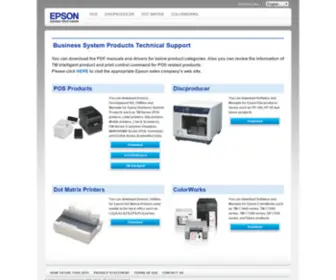 Epson-Pos.com(EPSON) Screenshot