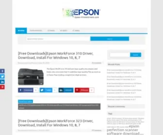 Epson-Printerdrivers.com(Epson Printerdrivers) Screenshot