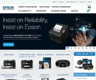 Epson.co.nz(Epson New Zealand) Screenshot