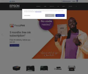Epson.co.uk(Epson United Kingdom) Screenshot