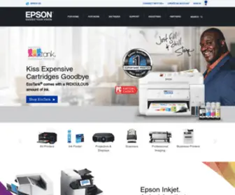 Epson.co(Exceed Your Vision) Screenshot