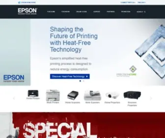Epson.com.hk(Epson hong kong) Screenshot