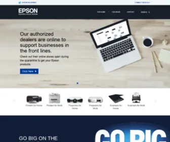 Epson.com.ph(System Maintenance) Screenshot