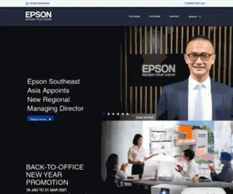 Epson.com.sg(Epson Singapore) Screenshot