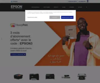 Epson.fr(Epson France) Screenshot