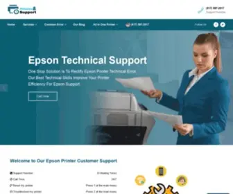 Epsonprintersupportnumber.com(Epson Printer Technical Support) Screenshot