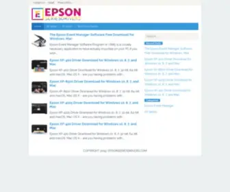 Epsonseriesdrivers.com(Epson Series Drivers) Screenshot