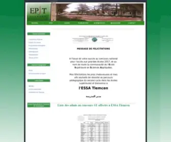 EPST-Tlemcen.dz(Ecole préparatoire) Screenshot