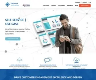 Eptica.com(Conversational digital CX platform) Screenshot