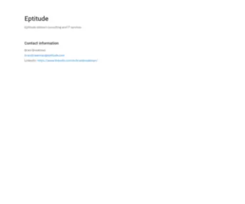 Eptitude.com(Eptitude) Screenshot