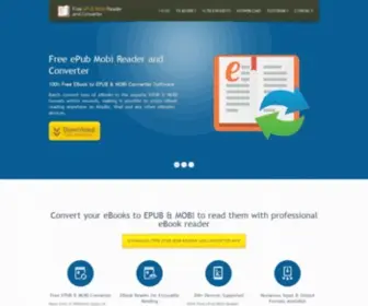 Epub-Mobi.com(Free ePub Mobi Reader and Converter) Screenshot