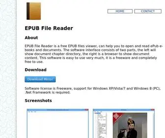 Epubfilereader.com(EPUB File Reader) Screenshot