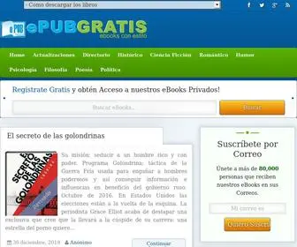 Epubgratis.org(Libros en Formato ePub) Screenshot