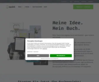Epubli.de(Eigenes Buch drucken) Screenshot