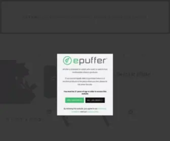 Epuffer.com(Buy ePuffer Premium Vape Products) Screenshot