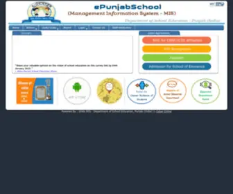 Epunjabschool.gov.in(EPunjab Schools) Screenshot