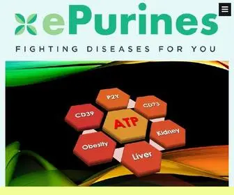 Epurines.com(Drug development company) Screenshot