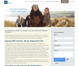 Epwealth.com(Financial Advisors) Screenshot