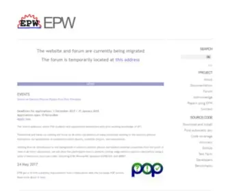 EPW.org.uk(EPW) Screenshot
