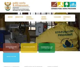EPWP.gov.za(Expanded Public Works Programme) Screenshot