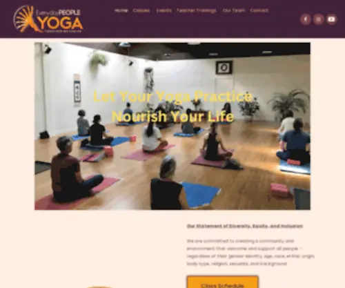 Epyogaeugene.com(Everyday People Yoga) Screenshot