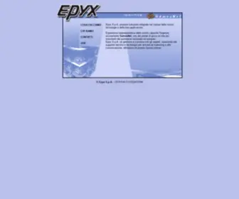 Epyx.org(Epyx S.p.A) Screenshot