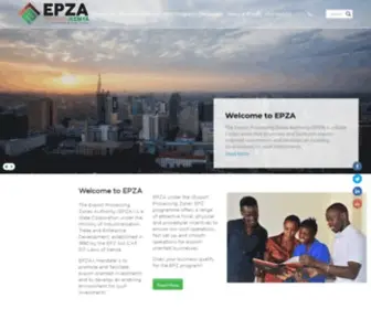 Epzakenya.com(EPZA Home) Screenshot