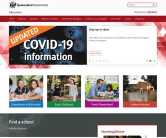 EQ.edu.au(The education website) Screenshot
