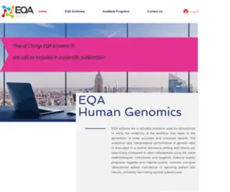 Eqahumangenomics.com(Ilmiosito) Screenshot