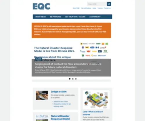 EQC.govt.nz(Ake EQC) Screenshot